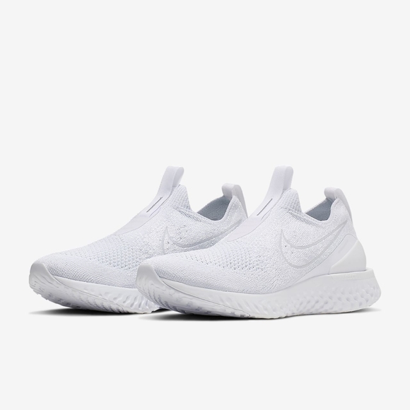 epic phantom react flyknit white